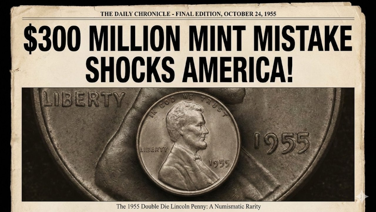 1955 Double Die Lincoln Penny: The $300 Million Mint Mistake That Shocked America