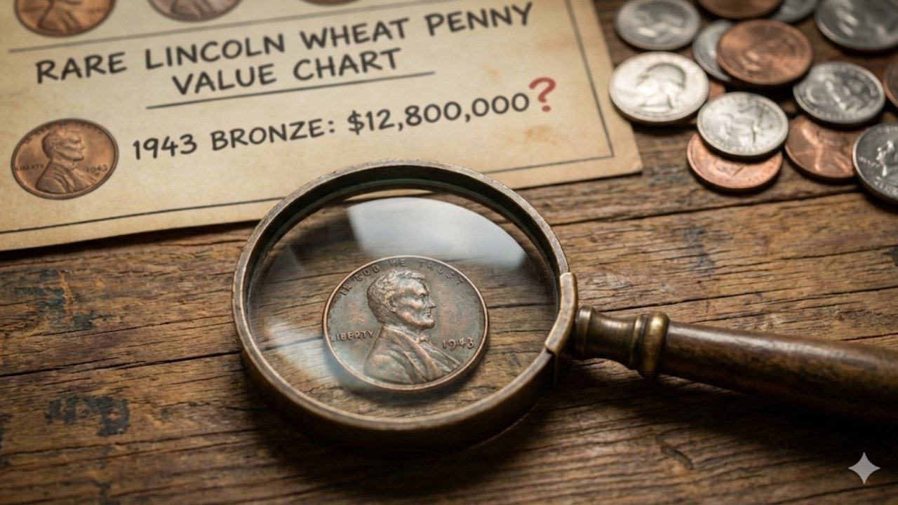 Rare Lincoln Wheat Penny Value Chart: $12.8 Million Coin Still in Circulation?