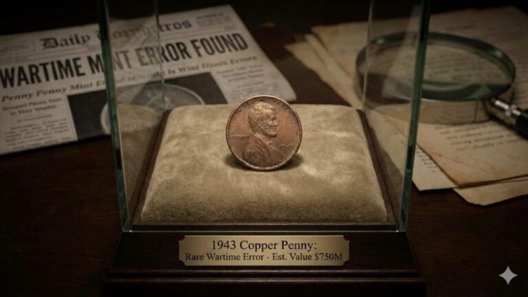 The 1943 Copper Penny: A Rare Wartime Error Worth Up to $750 Million